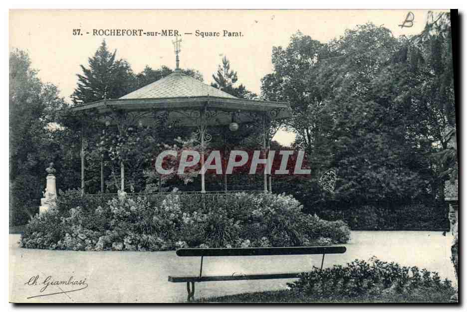 CPA Kiosque Rochefort sur Mer Square Parat 