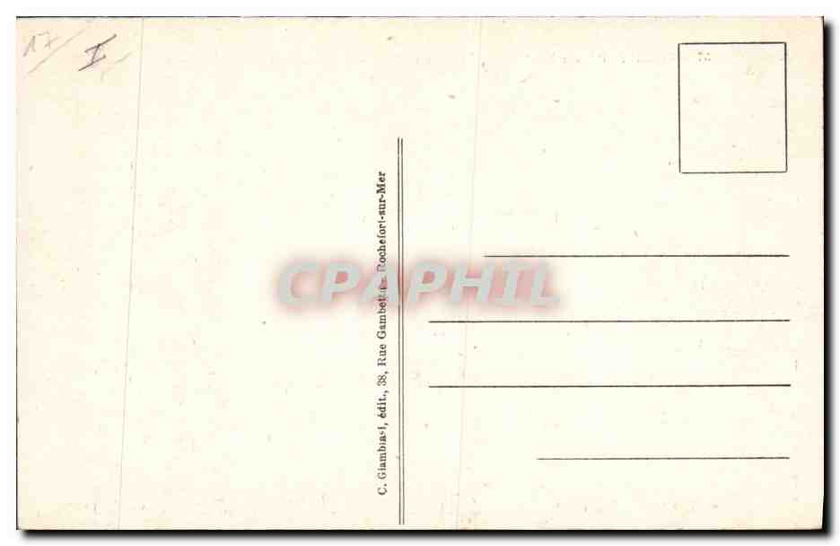 CPA Kiosque Rochefort sur Mer Square Parat  — Verso