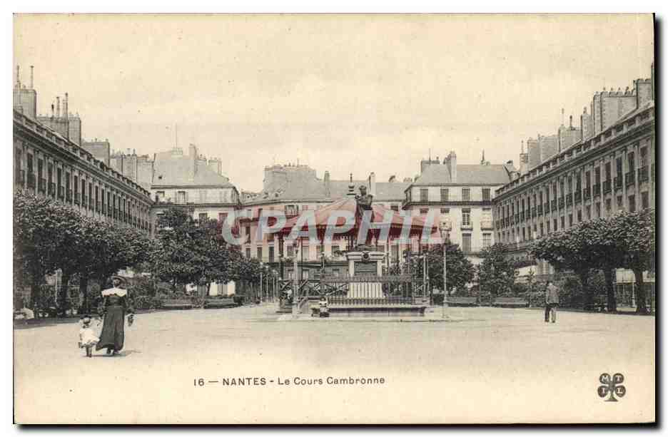 CPA Kiosque Nantes Le cours Cambronne 