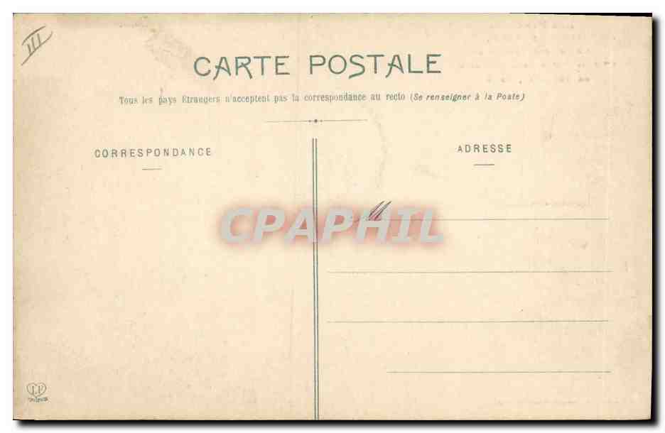Chien des Pyrénées — Bambou, 1er prix à l'Exposition Canine de Toulouse, 1908 — Hôtel de Douane, Paris — Verso