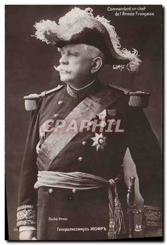 CPA Militaria General Joffre 