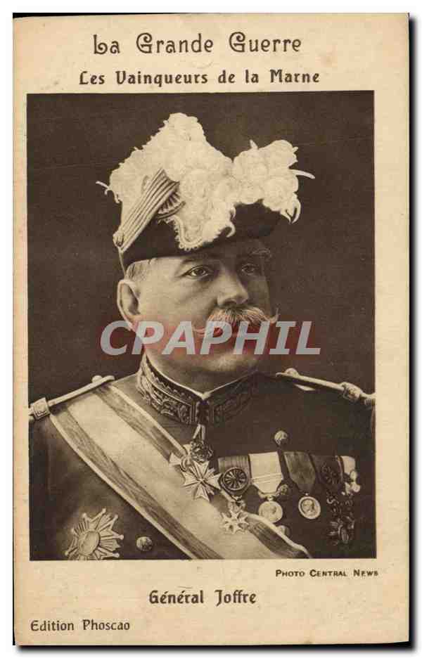 Général Joffre — Les Vainqueurs de la Marne — Édition Phoscao