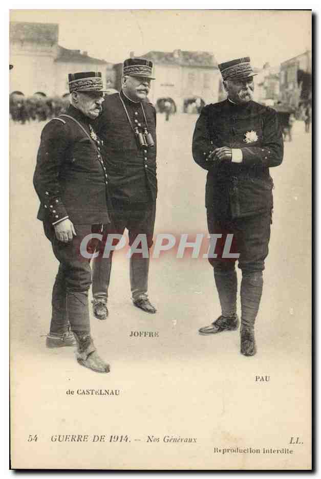 CPA Militaria De Castelnau Joffre Pau