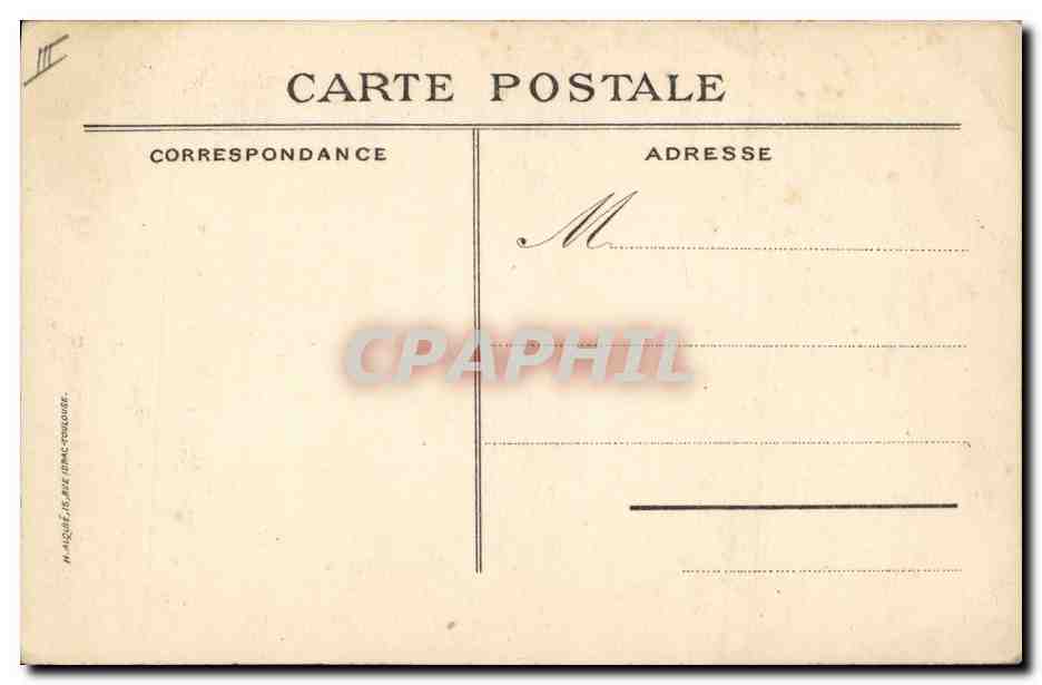 CPA Militaria Joffre — Verso