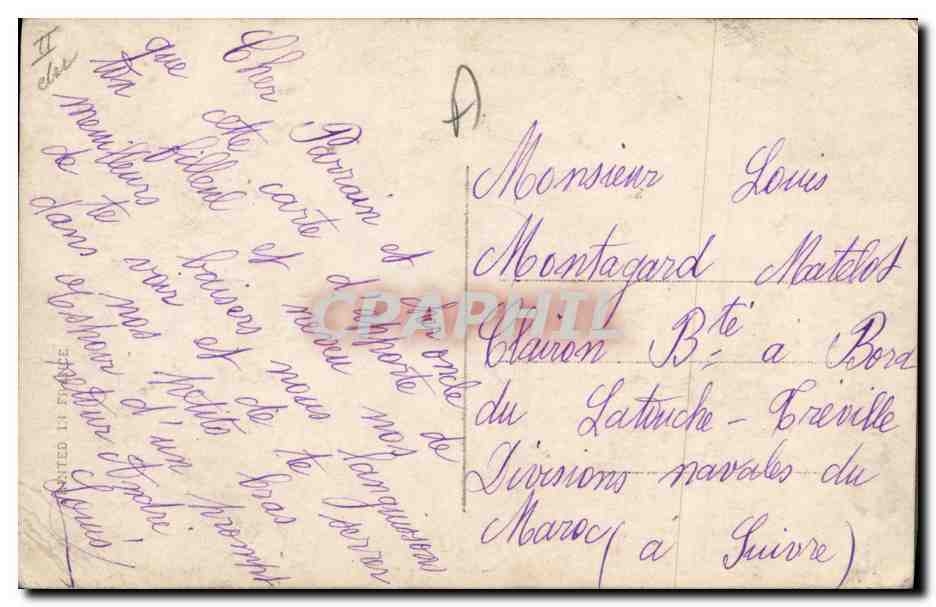 CPA Militaria Le General Joffre  — Rückseite