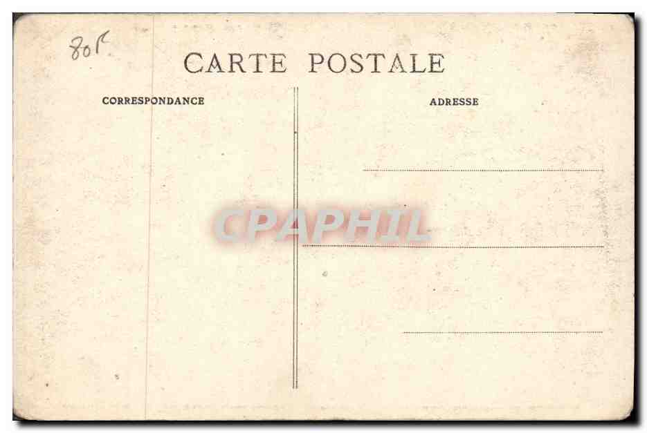 Généraux Castelnau, Joffre et Pau — Au Quartier Général de l'Est — Croquis de Guerre 1914 — Verso