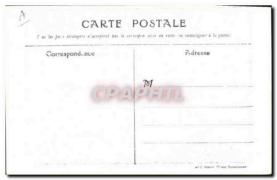 CPA Militaria Traite de Berlin France Angleterre Russie Belgique Serbie Montenegro  — Verso