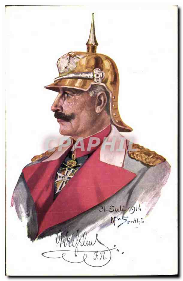 CPA Militaria Officier Allemand