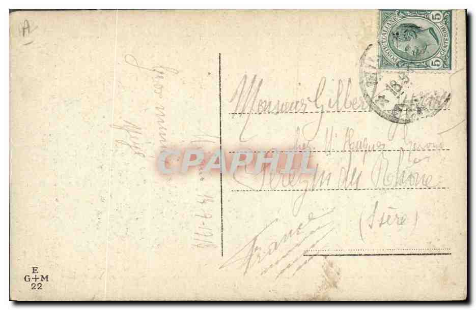 CPA Militaria Enfant — Verso
