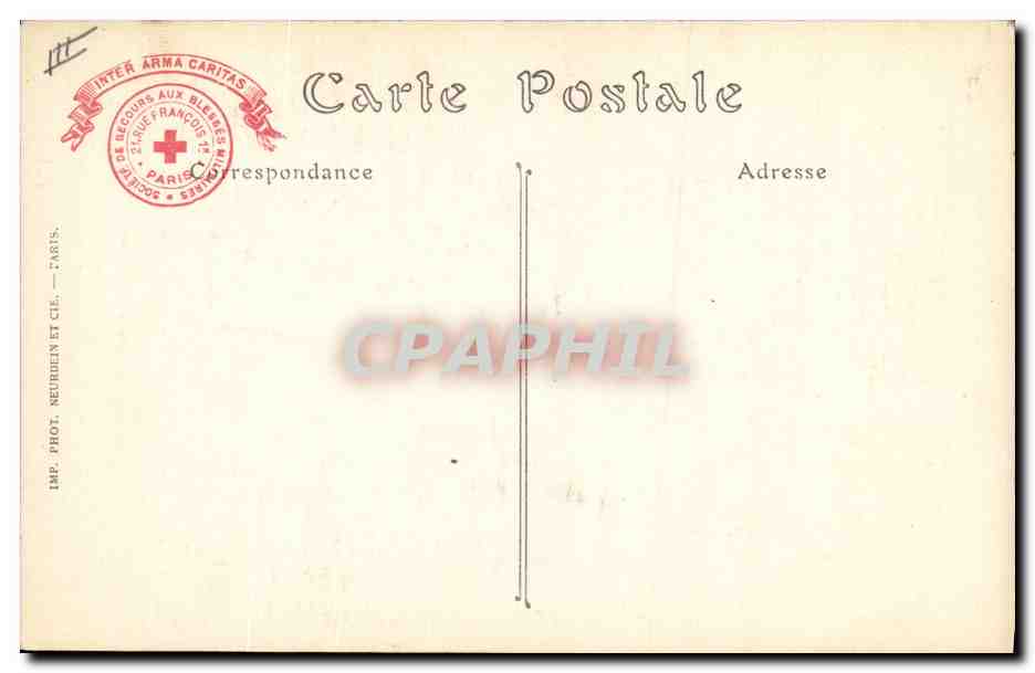 CPA Militaria Georges Scott L'Illustration Vosges — Verso