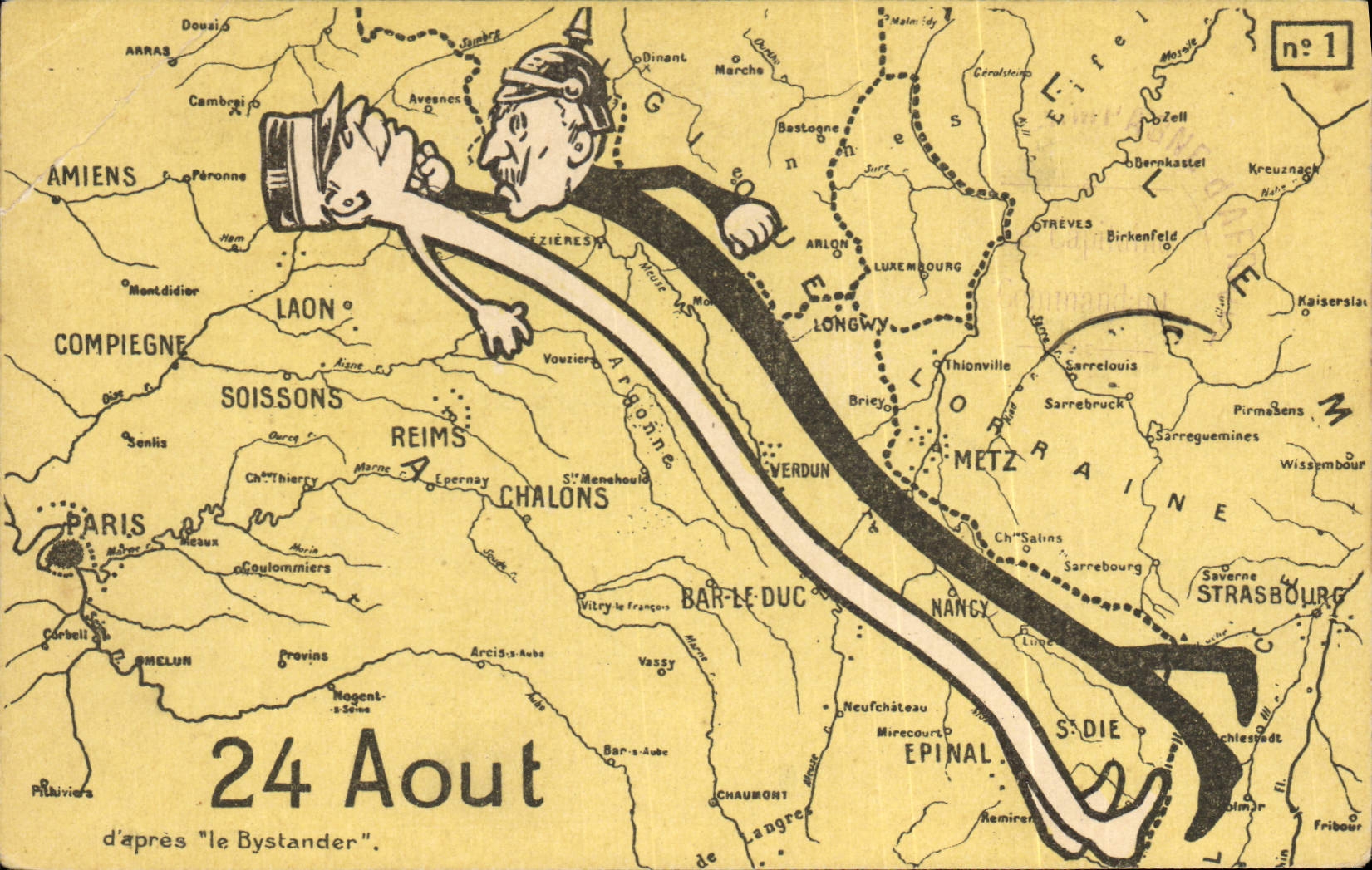 CPA Militaria 24 Aout