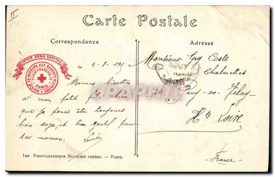 CPA Militaria Georges Scott Les honneurs sous le feu — Rückseite