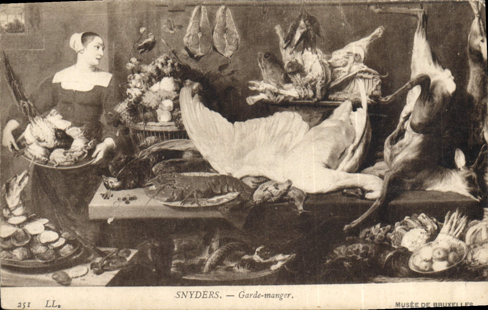 CPA Snyders Garde manger Musee de Bruxelles 