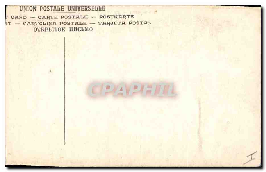 CPA Snyders Garde manger Musee de Bruxelles  — Verso