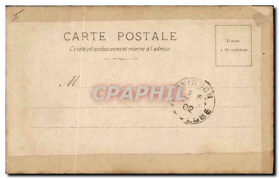 CPA Salon 1901 Beck Reverie  — Verso