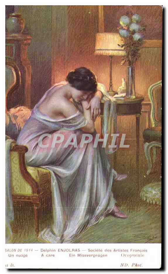 CPA Salon de 1914 Delphin Enjolras Un nuage 