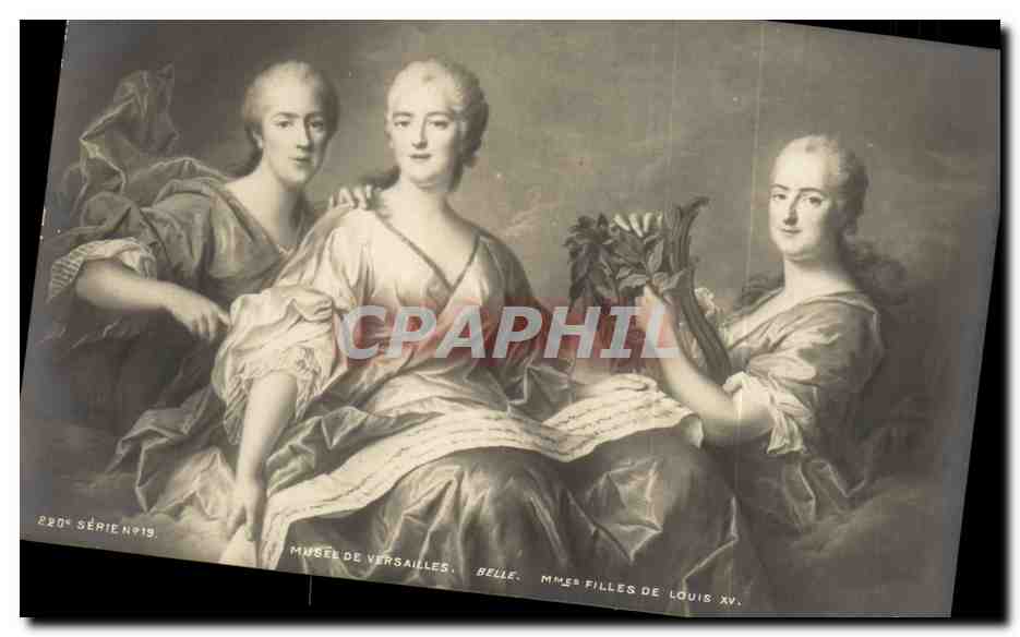 CPA Musee de Versailles Belle Mmes Filles de louis XV 
