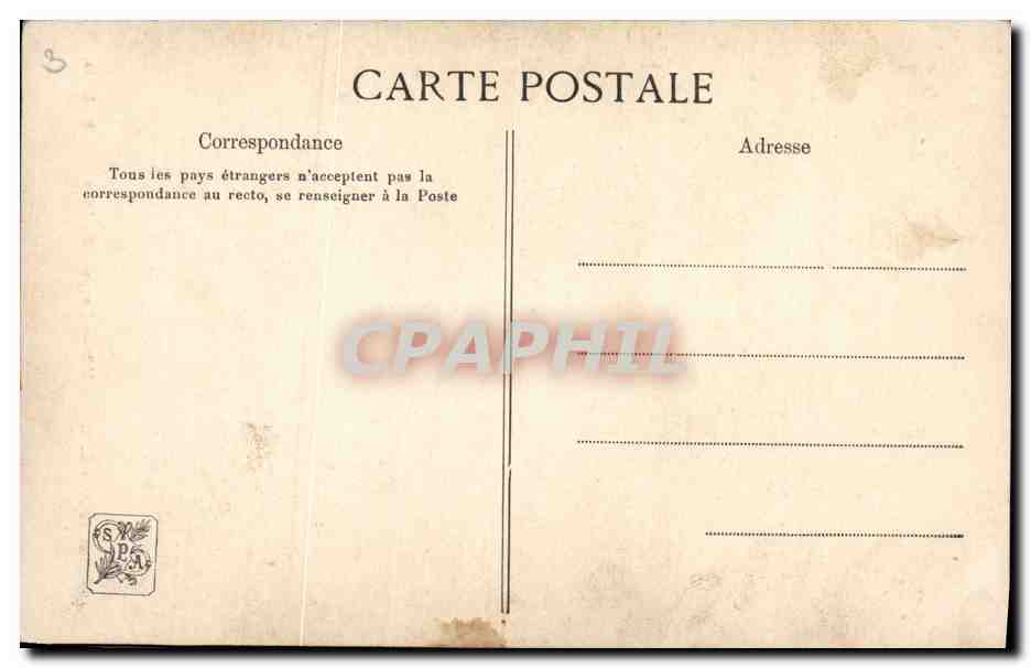 CPA Erotique Beroud La part du lion  — Rückseite