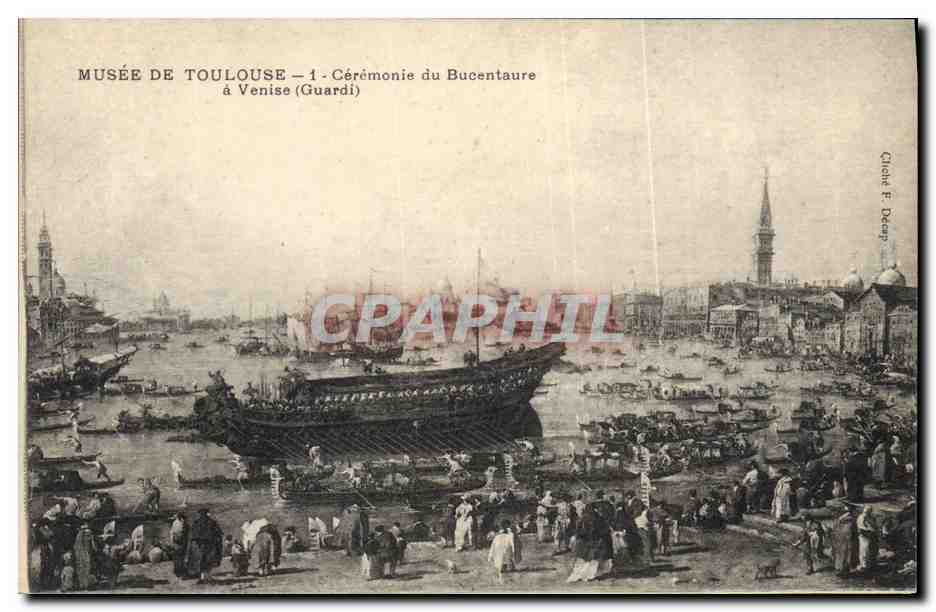 CPA Musee de Toulouse Ceremonie de Bucentaure a Venise 