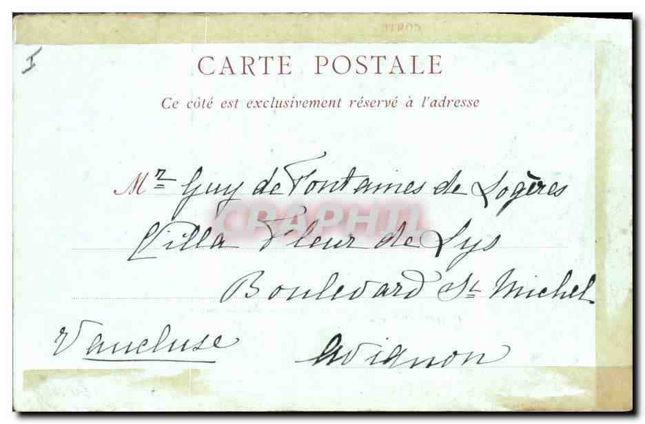 CPA Henri III et le Duc de Guise  — Back