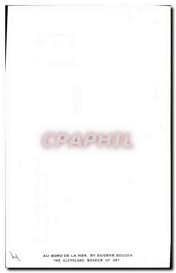 CPA Plage Ane Mule  — Verso
