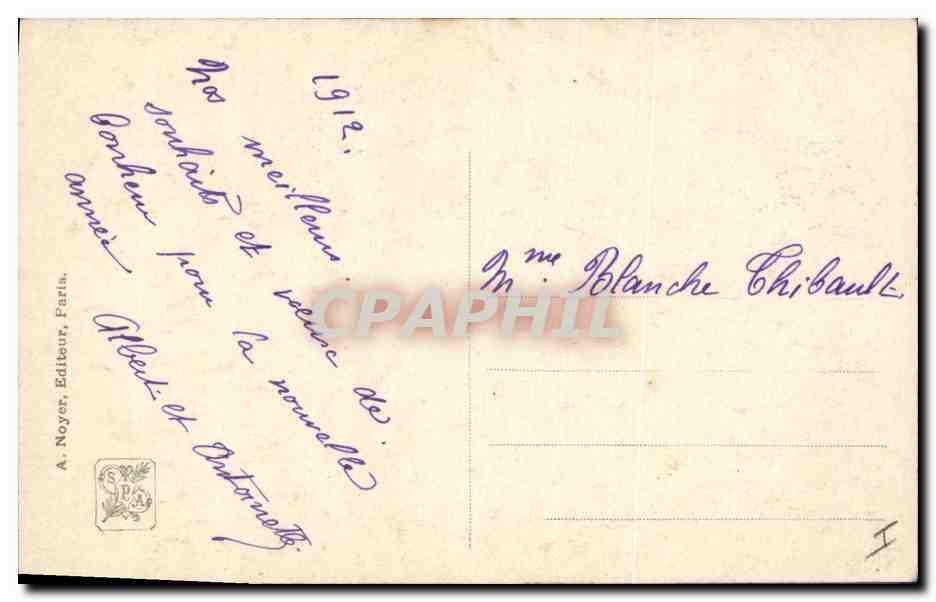 CPA Salon 1911 Mouren Lever de lune  — Verso