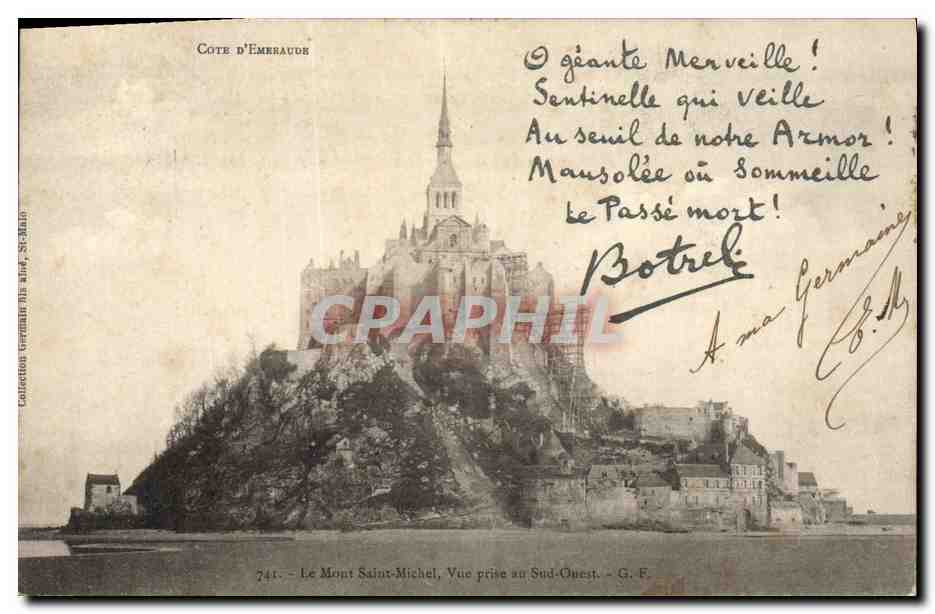 CPA Botrel Mont Saint Michel 