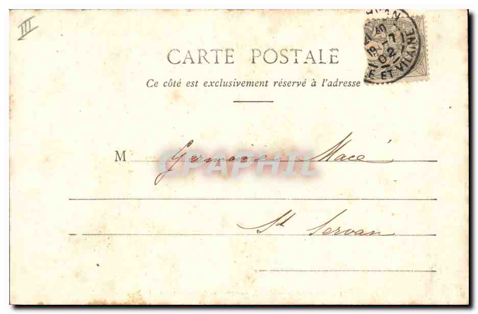 CPA Botrel Mont Saint Michel  — Verso