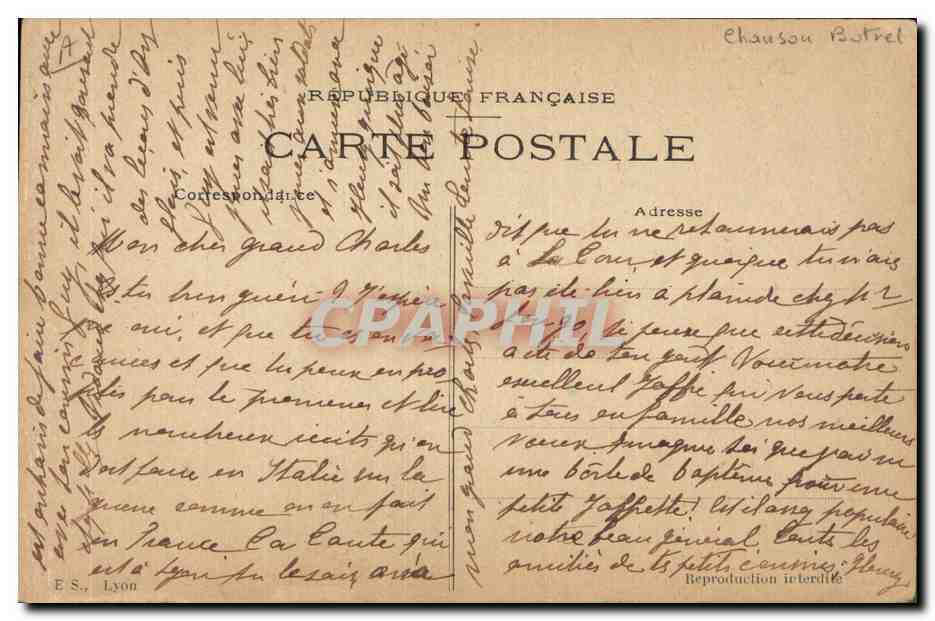 CPA Folklore Botrel Napoleon 1er Jeanne d'ARc — Verso