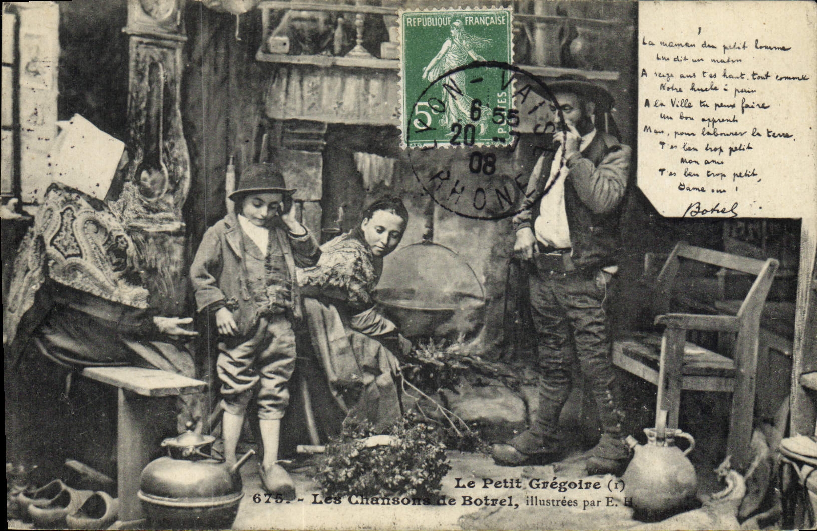 CPA Folklore Les chansons de Botrel illustrees Les chansons de Botrel