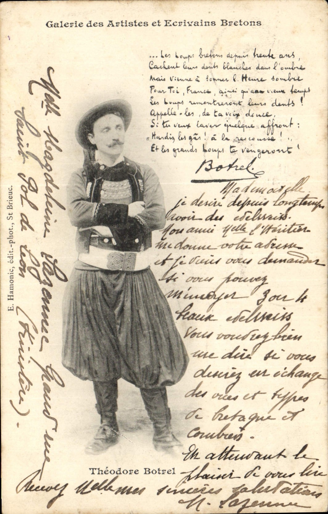 CPA Folklore Theodore Botrel
