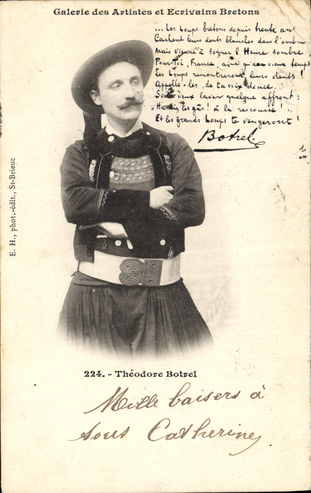 CPA Folklore Theodore Botrel