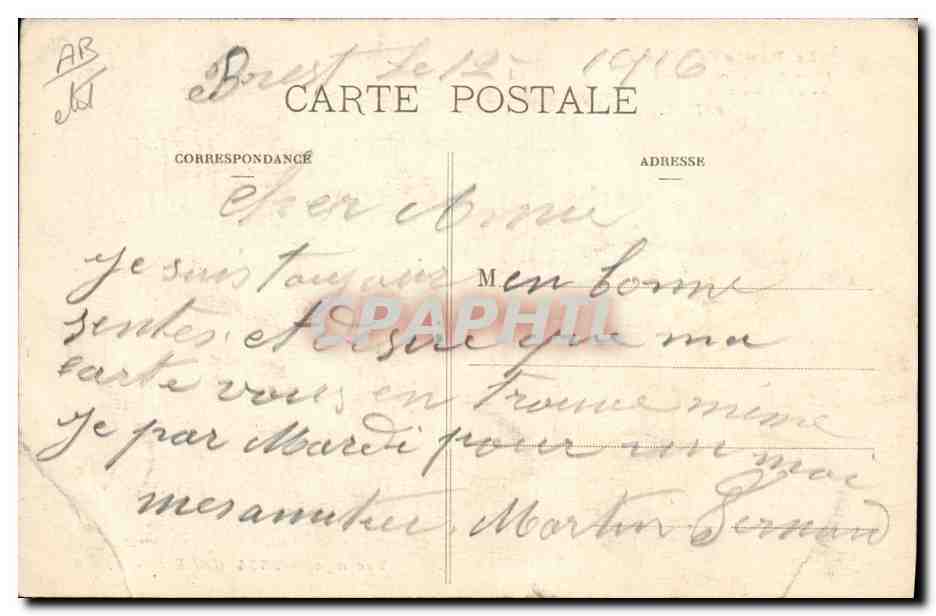 CPA Folklore La ronde des chataigniers Botrel — Verso