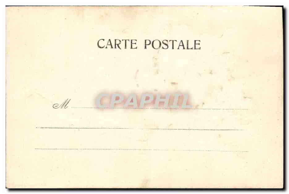 CPA Fantaisie Fleurs  — Rückseite