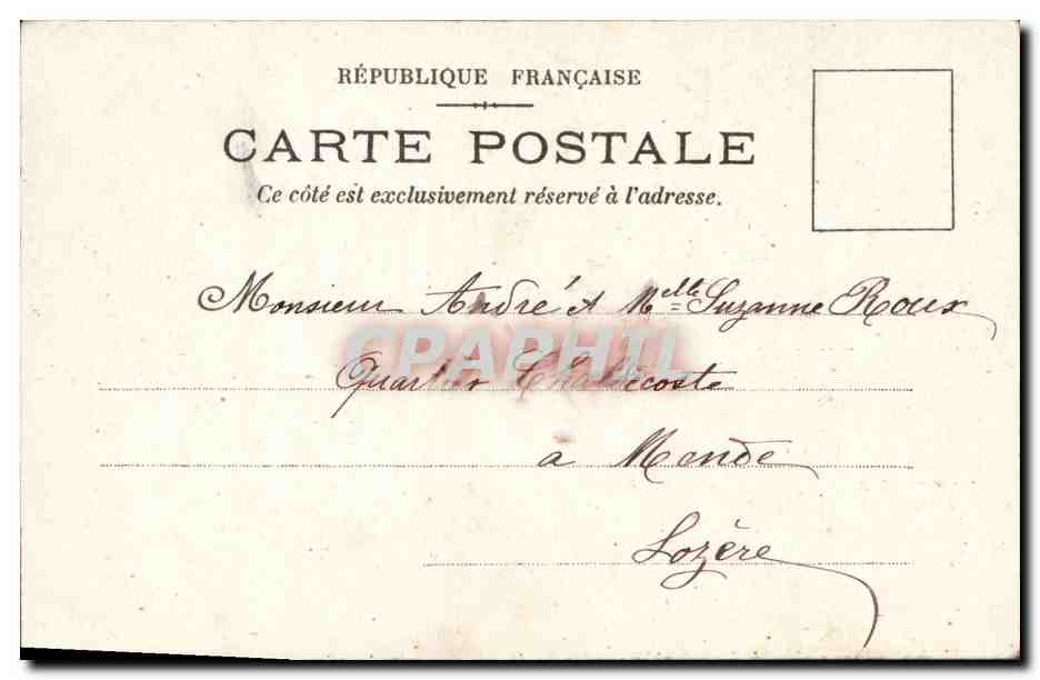 CPA Fantaisie Fleurs Lilas Sensibilite  — Back
