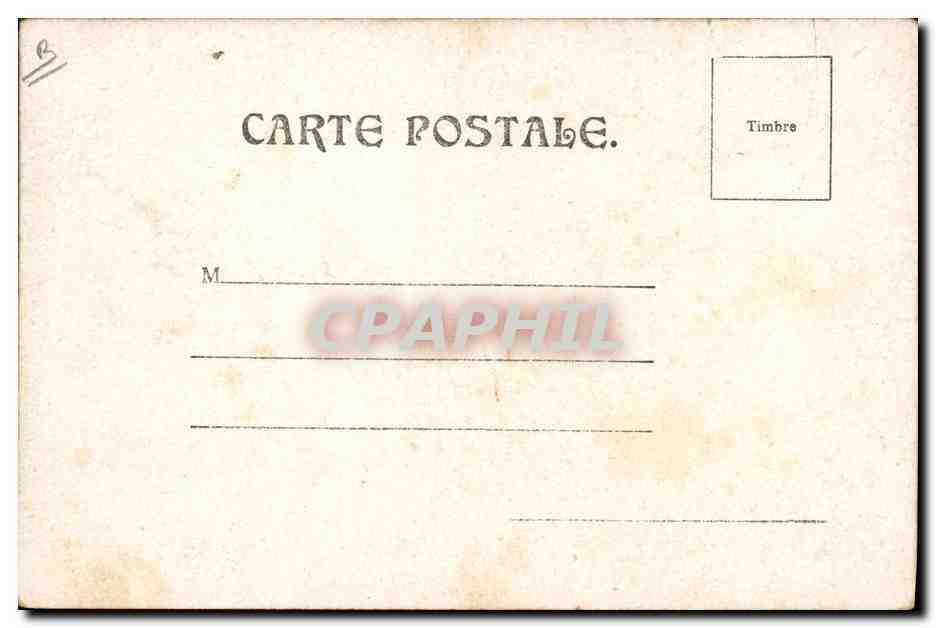 Trois hommes jouant aux cartes — caricature — éditeur Tertaril, n° 7955 — Verso