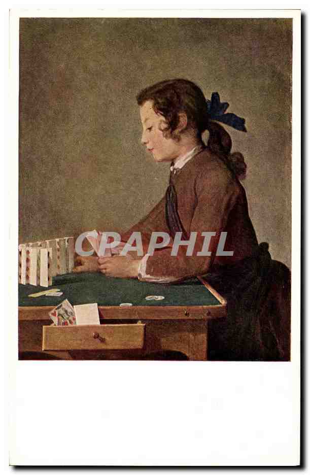 CPA Chardin The house of cards Cartes 