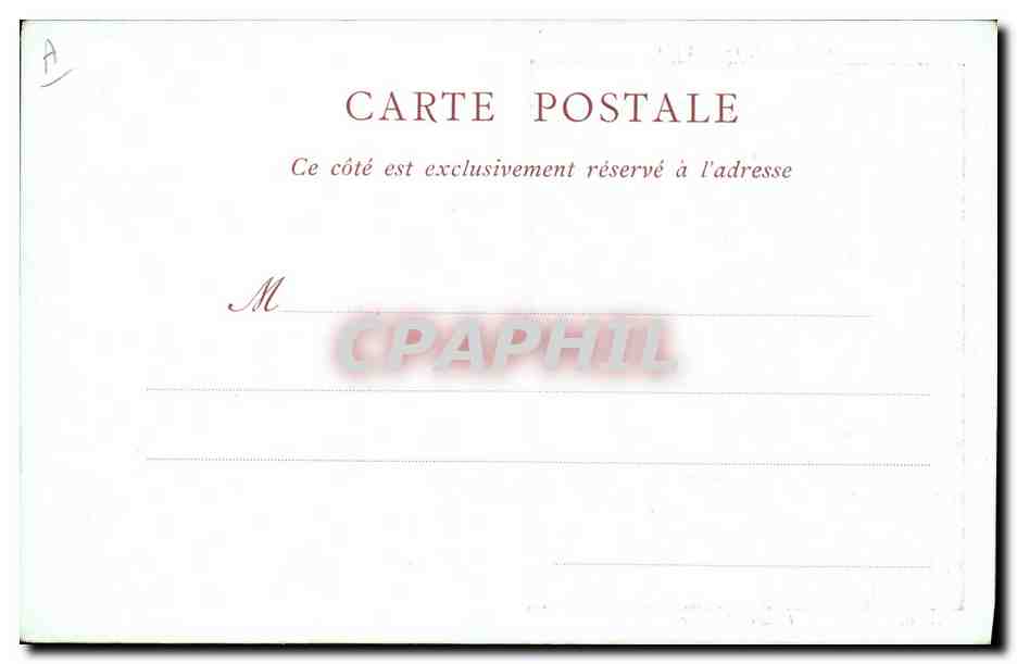 CPA Consuelo Fould Deux contre une  — Rückseite
