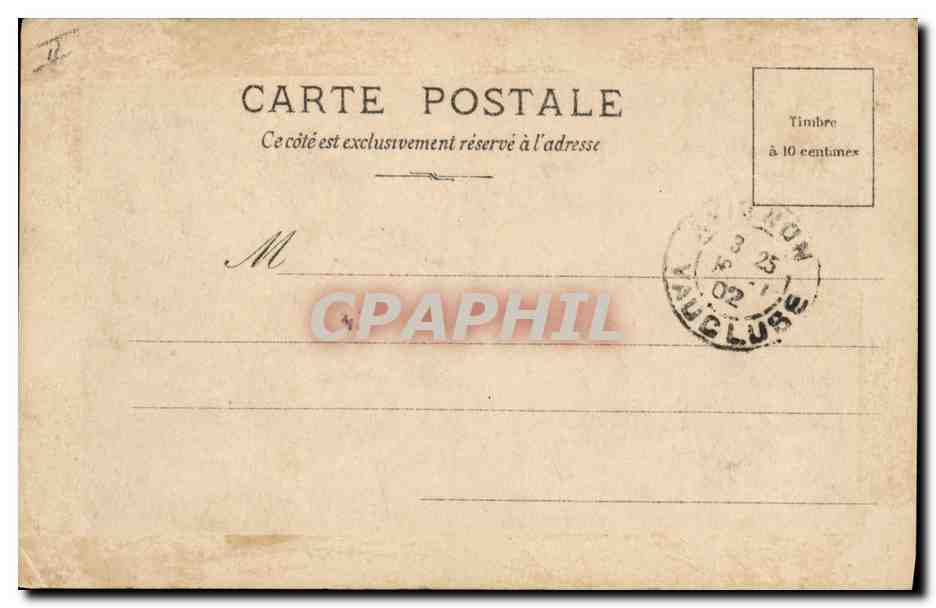 CPA Salon 1901 De Coninck La partie de Cartes Folklore  — Rückseite