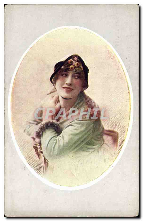 CPA Fantaisie Illustrateur Femme