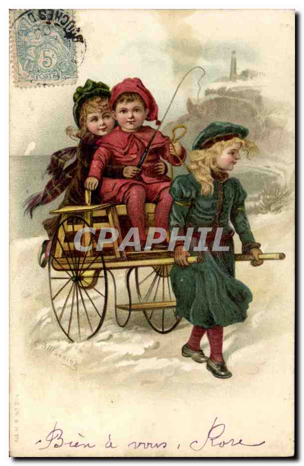 CPA Fantaisie Illustrateur Enfants