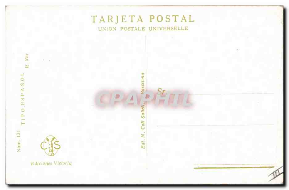 CPA Fantaisie Illustrateur Femme Pildoras Hermosilla Colombia  — Rückseite