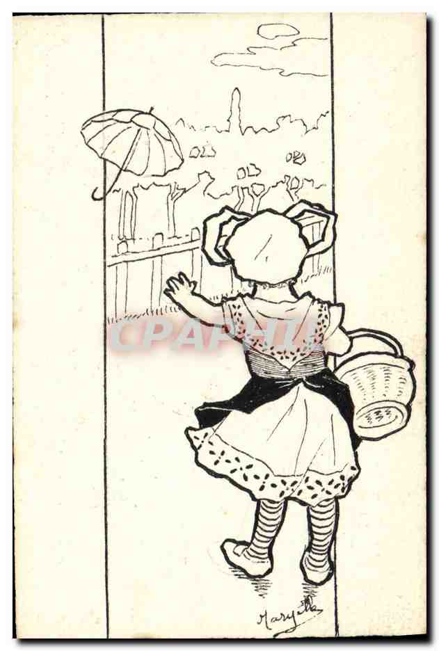 CPA Fantaisie Illustrateur Enfant