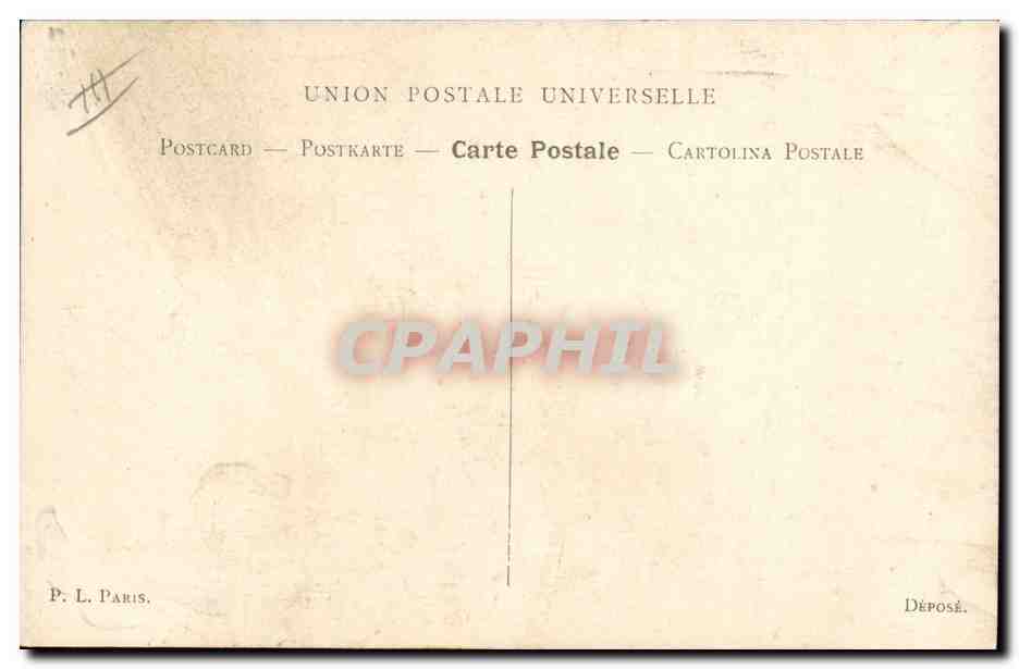 CPA Fantaisie Illustrateur Enfants Militaria — Rückseite