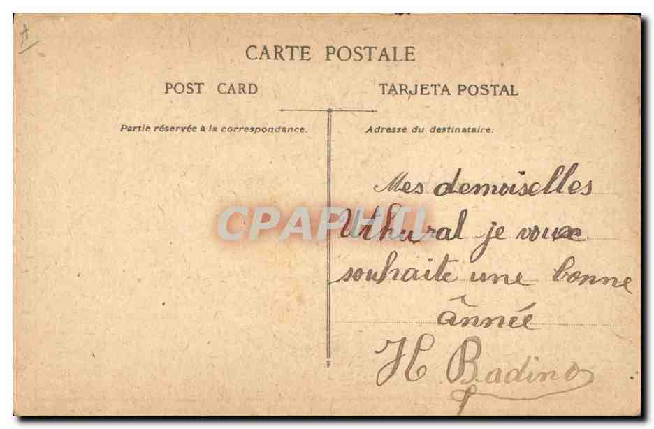 CPA Fantaisie Illustrateur Enfants La mer montante — Rückseite