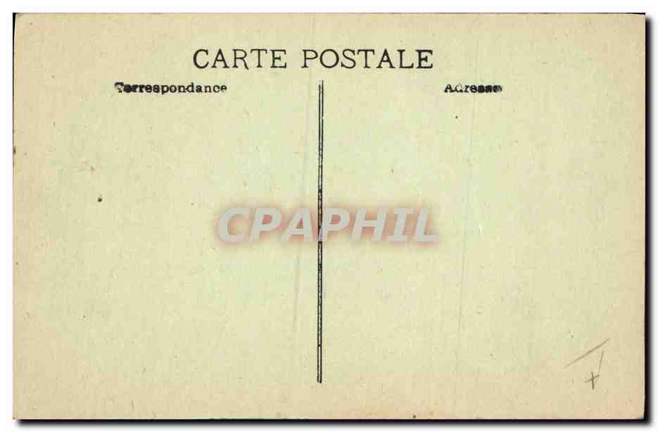 Francis Sinéd, Comique troupière — Carte postale de portrait — Verso