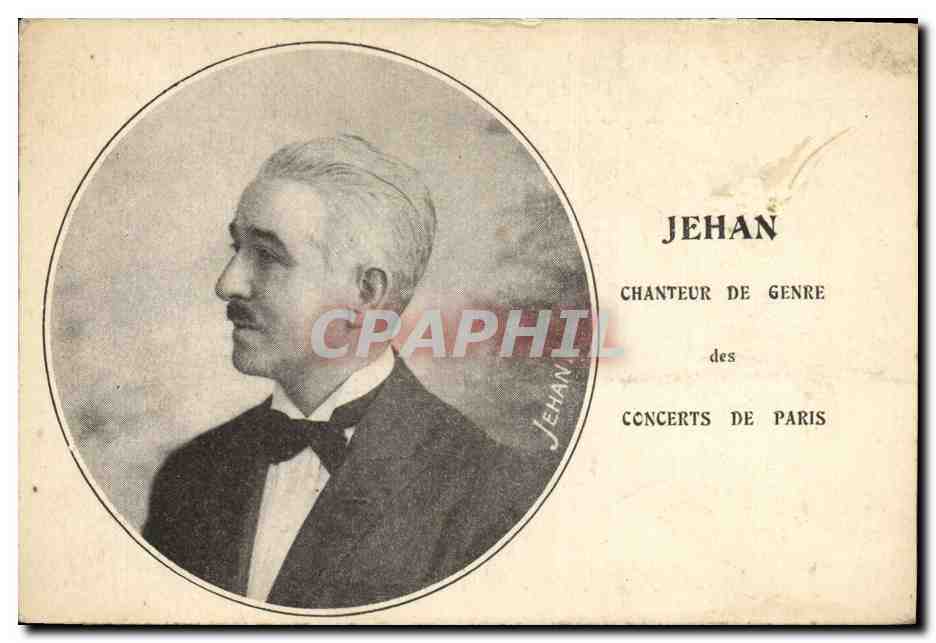 Jehan — Chanteur de genre des Concerts de Paris — éditeur non visible