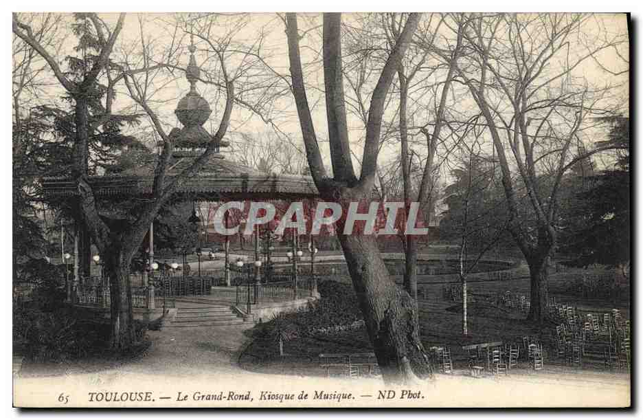 CPA Kiosque de musique Le Grand Rond Toulouse