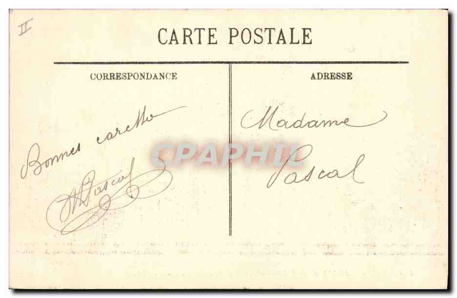 CPA Sainte Adresse L'Hotellerie et le Kiosque a musique — Verso
