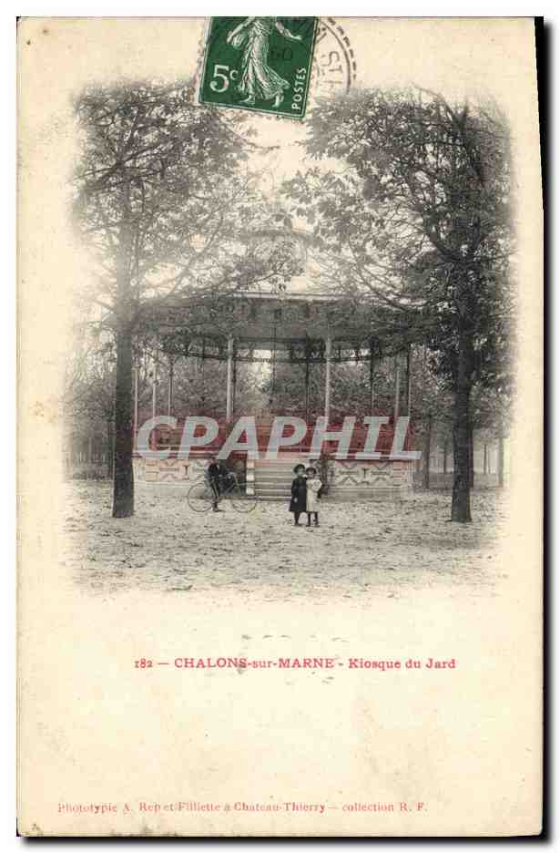 CPA Kiosque du Jard Chalons sur Marne